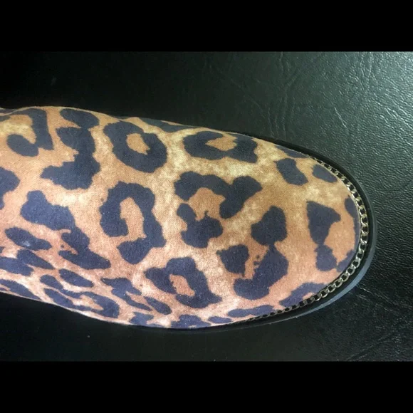 Franco Sarto Leopard Print Boots - Picture 6 of 11